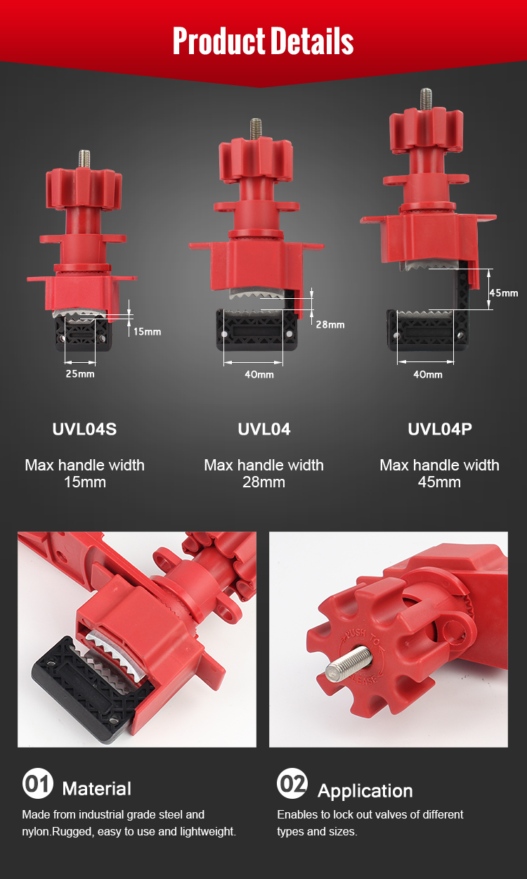 ร้านขายอุปกรณ์loto Small Valve Lockout UVL04S