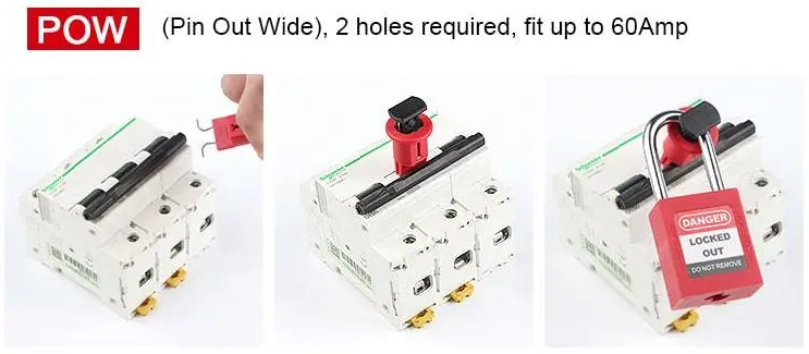 วิธีใช้ Miniature Circuit Breaker Lockout POW