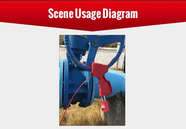 วิธีใช้งาน รายละเอียด CB02 cable lockout ตัวล็อคแบบสลิง LOTOสลิง LOTOเคเบิ้ล