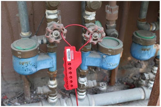 CB05 cable lockout LOTO วิธีติดตั้ง วิธีใช้