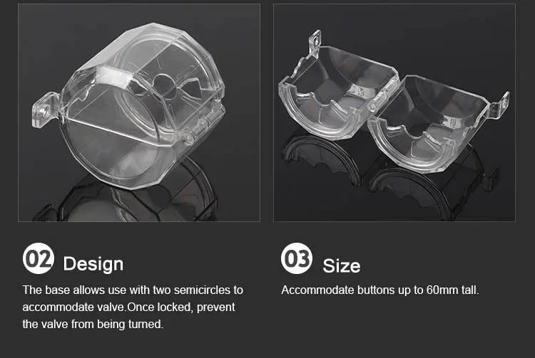 Transparent Ball Valve Lockout VSBL04 Emergency Stop Lockout Sbl04 0