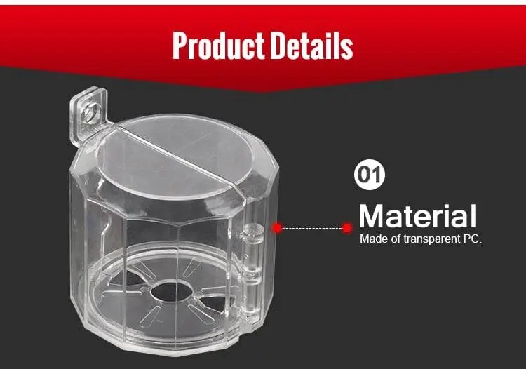 Transparent Ball Valve Lockout VSBL04 Emergency Stop Lockout Sbl04 1